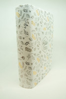 Bible SG21 Journal de bord souple Vivella blanc motifs dorés