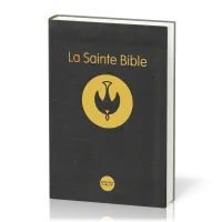 Bible Colombe souple noire or avec notes de référence