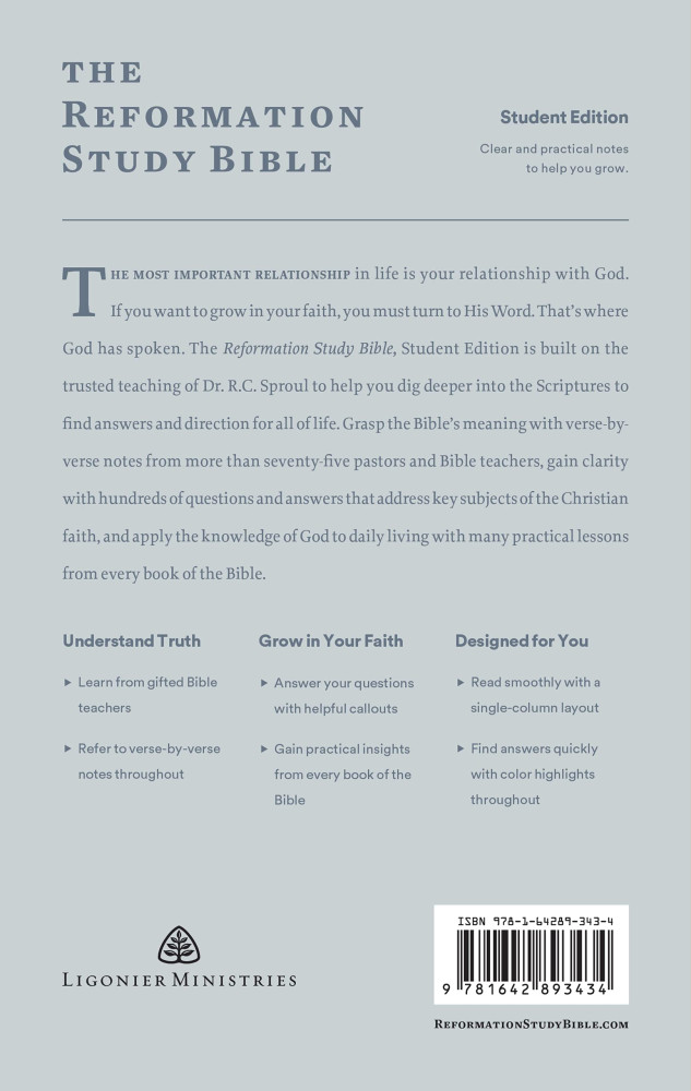 ESV - The Reformation Study Bible red brick leather