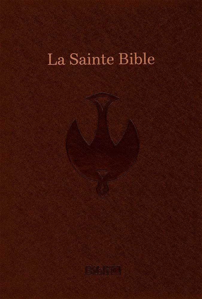 Bible Colombe souple brun