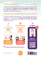 40 jours avec Jésus sur la montagne - Lectures bibliques quotidiennes (livret du participant)