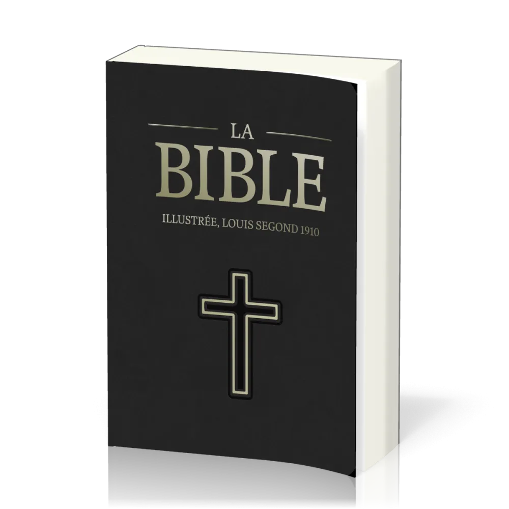 Bible Segond 1910 Illustrée souple noir