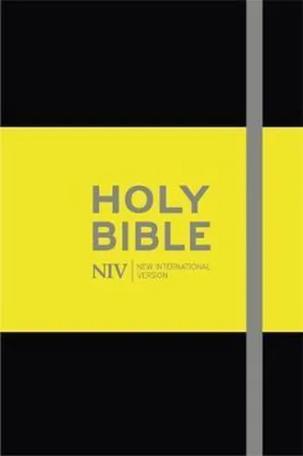 NIV Bible Yellow/black notebook