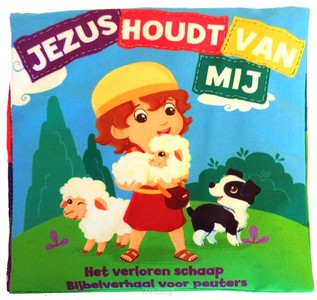 Jezus houdt van mij - zacht baby knisper boekje