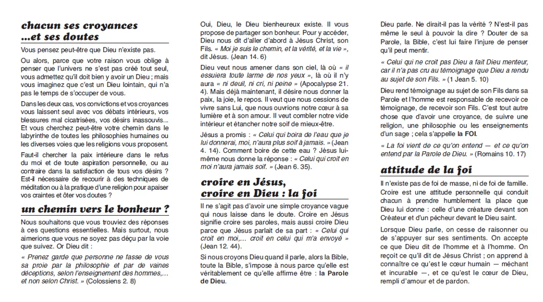 Foi en Jésus-Christ