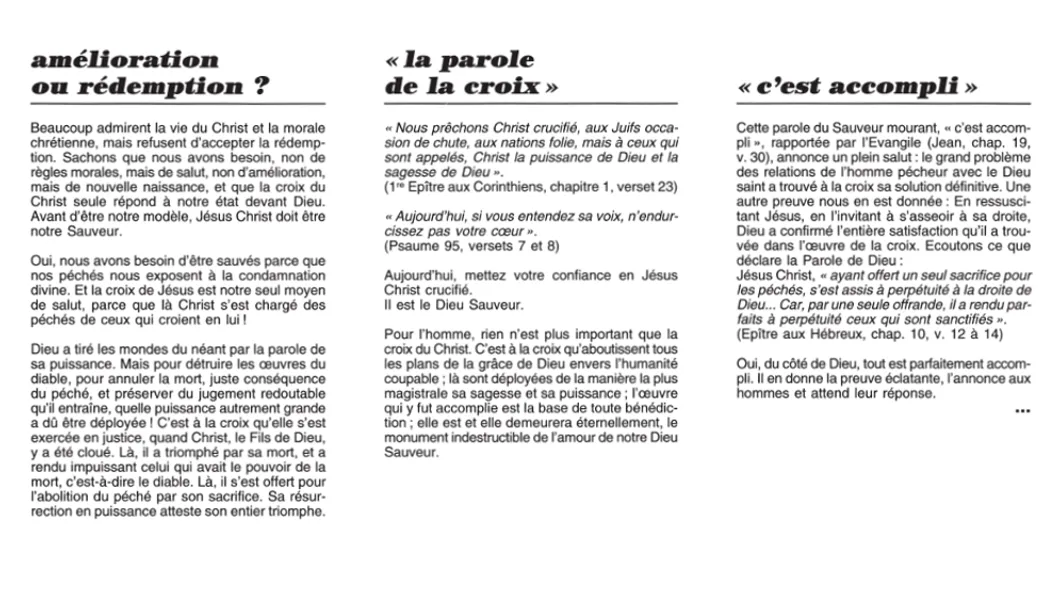 Crucifié pour vous