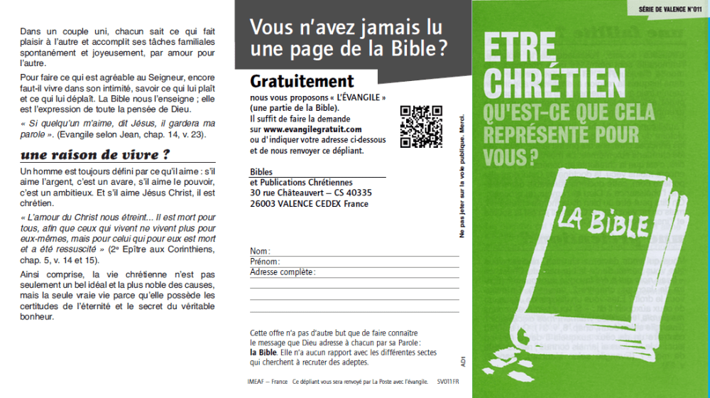 Etre chrétien - qu'est-ce que cela représente pour vous