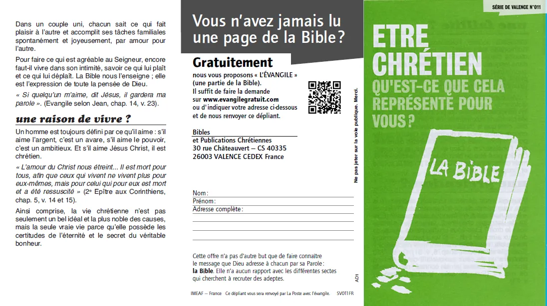 Etre chrétien - qu'est-ce que cela représente pour vous