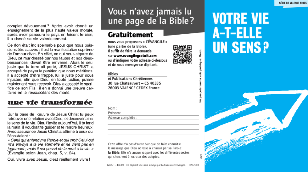 Ma vie a-t-elle un sens ?