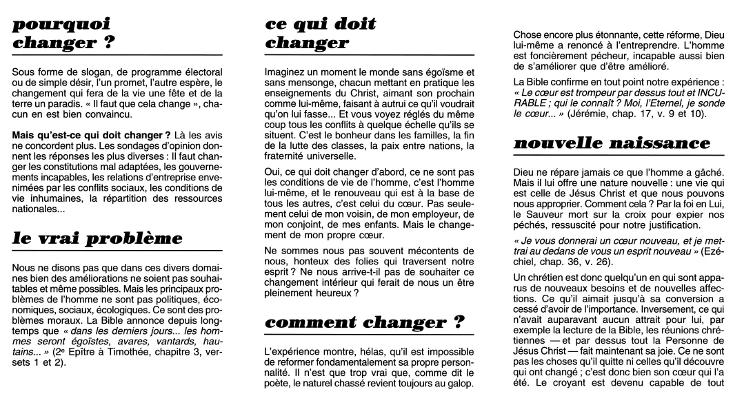 Changement