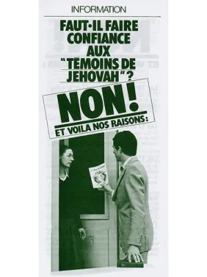 Faut-il faire confiance aux témoins de Jéhovah ?
