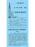 Pourquoi je ne suis pas mormon ?