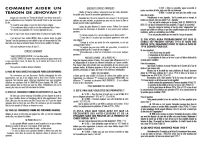 Témoins de Jésus auprès des témoins de Jéhovah ?