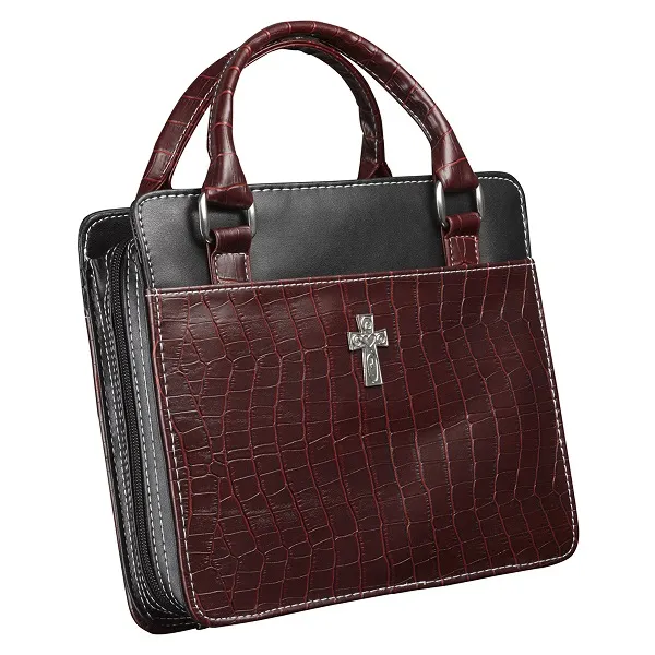 Housse M Croc Purse style - Burgundy