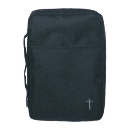 Housse L croix gris/noir