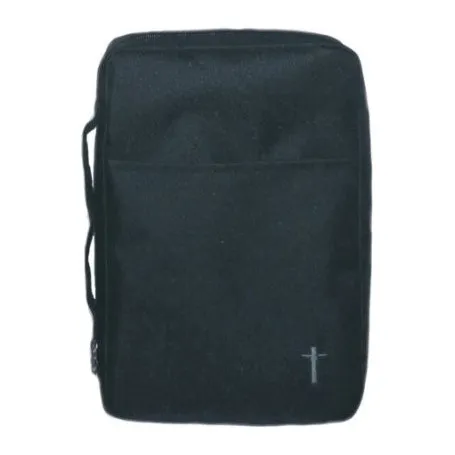 Housse L croix gris/noir