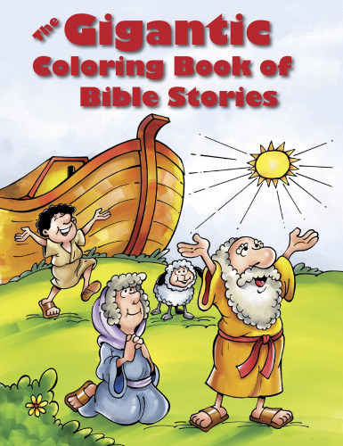 The gigantic coloring book of Bible stories