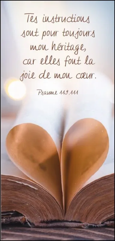 Marque-page magnet - Psaume 119:111