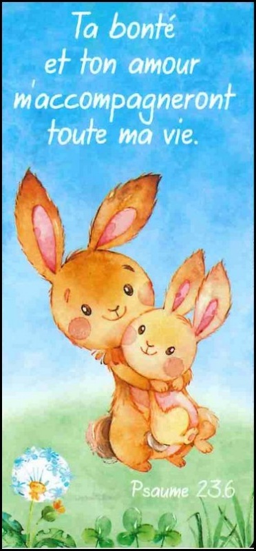 Marque-page magnet - Psaume 23.6