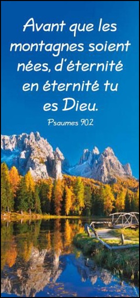 Marque-page magnet - Psaume 90.2