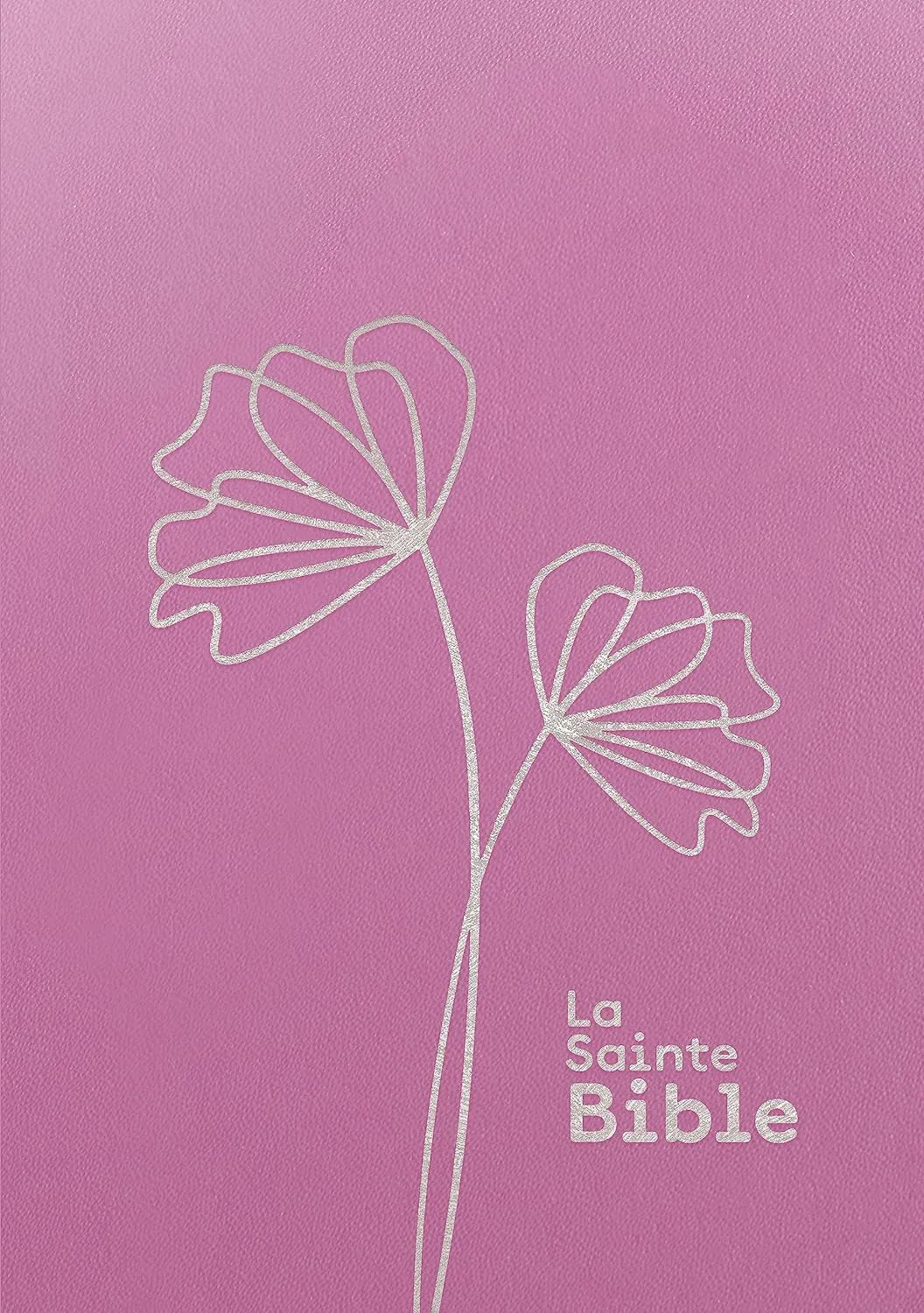 Bible Segond 1910 famille souple rose