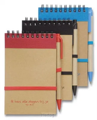 Noteboek & pen Ik ben alle dagen bij je - Mat. 28:20