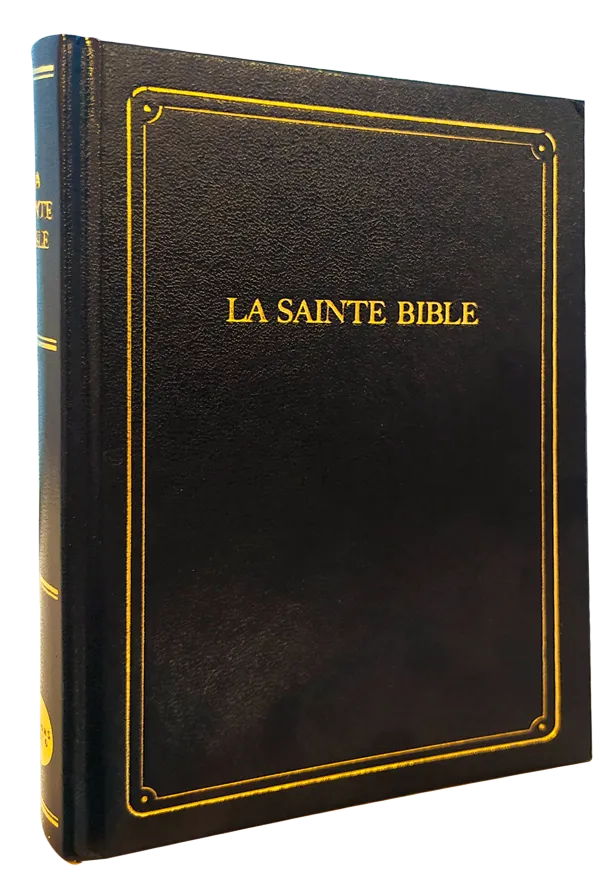 Bible Segond 1910 mini rigide noir onglets