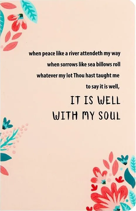Notepad - It is well with my soul