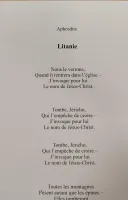 Partition Litanie (voix, quatuor à cordes, orgue)