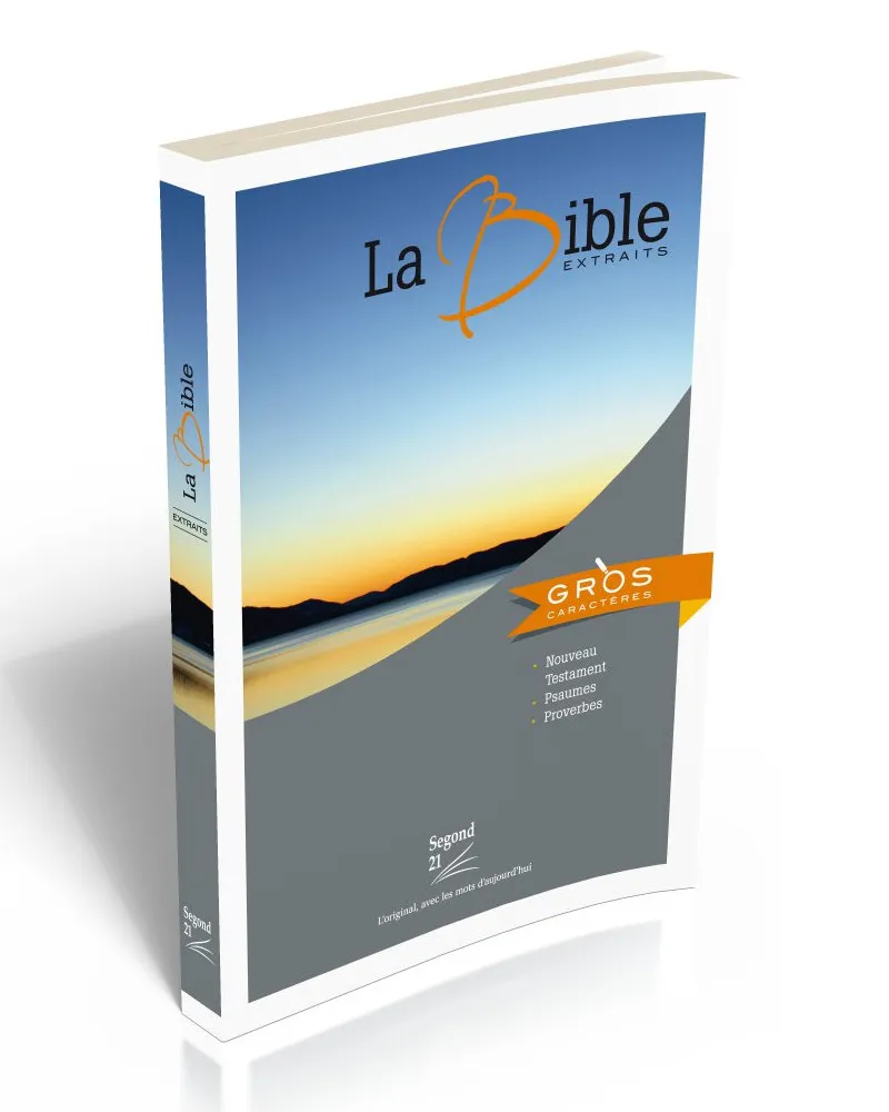 Nouveau Testament, Psaumes et Proverbes gros caractères - SG21