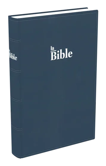 Bible Darby gros caractères souple bleu