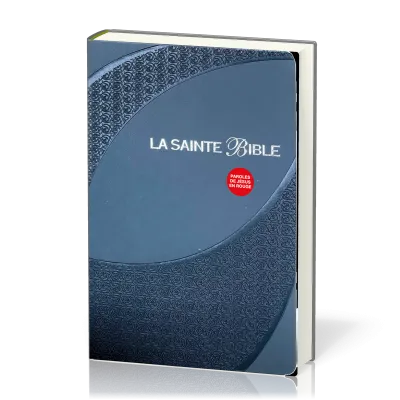 Bible Segond 1910 famille souple gris argent onglets - Paroles de Jésus en rouge
