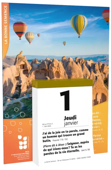 Calendrier Bonne Semence bloc et plaque (français)