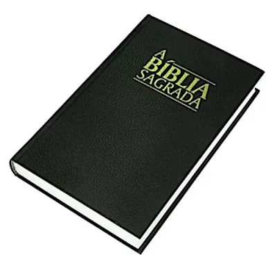Bible portugais noir grand format
