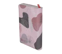 Bible SG21 souple textile rose fleurs zip