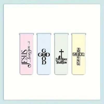 Marques-page magnétiques Jesus loves you... (4)