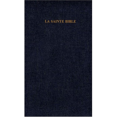 Bible Segond 1910 jeans onglets zip