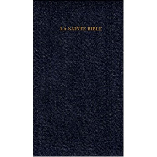 Bible Segond 1910 jeans onglets zip