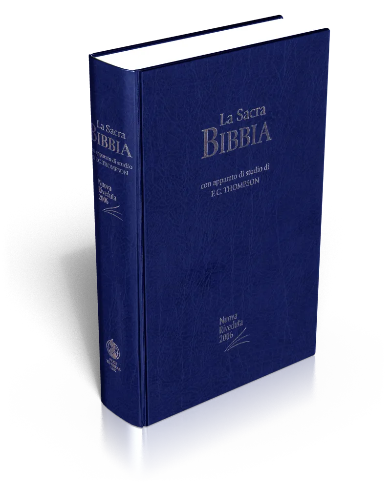 NR06 Sacra Bibbia Thompson Bleu