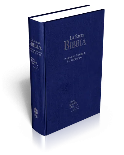 NR06 Sacra Bibbia Thompson Bleu