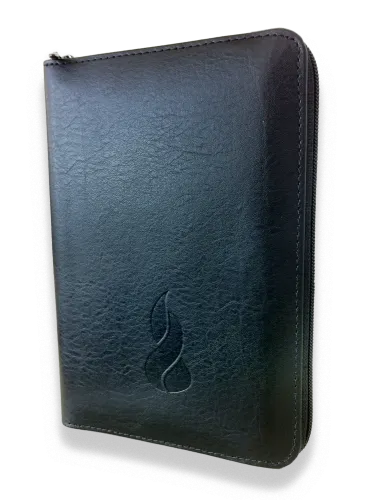 Bible NEG mini souple noir or zip