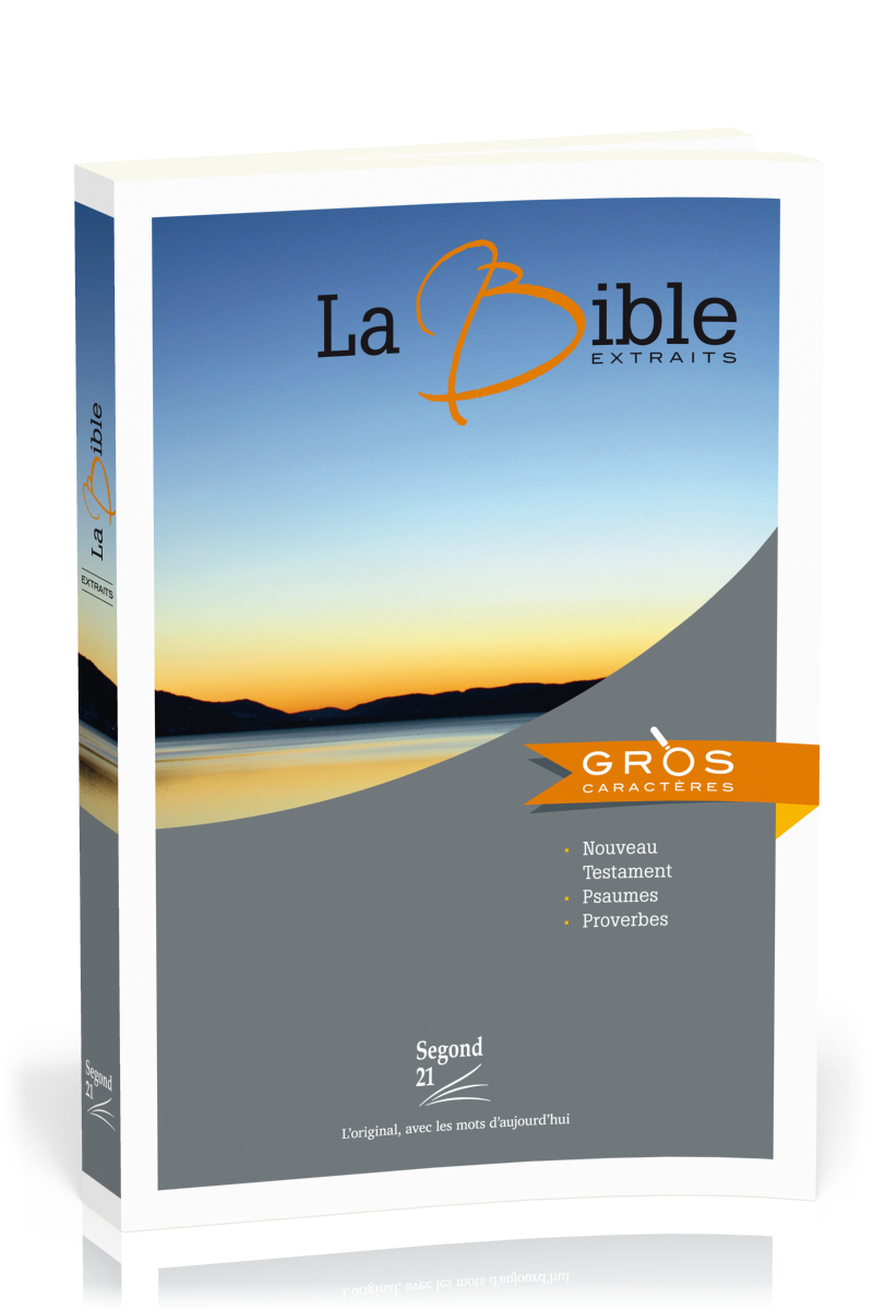 Nouveau Testament, Psaumes et Proverbes gros caractères - SG21