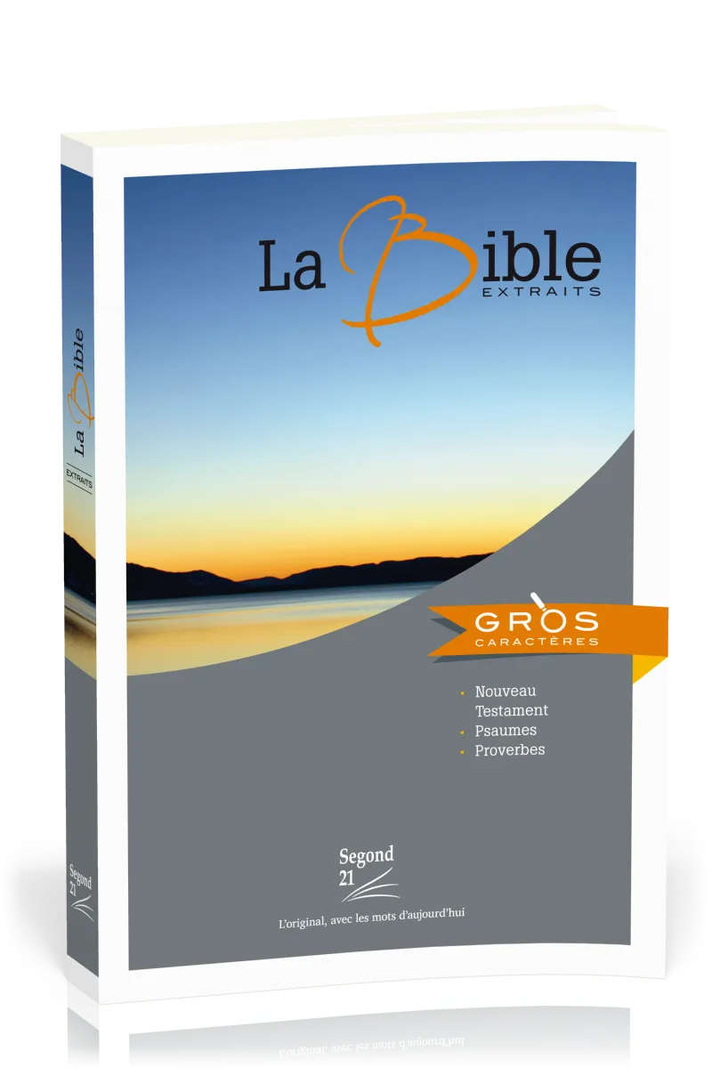 Nouveau Testament, Psaumes et Proverbes gros caractères - SG21
