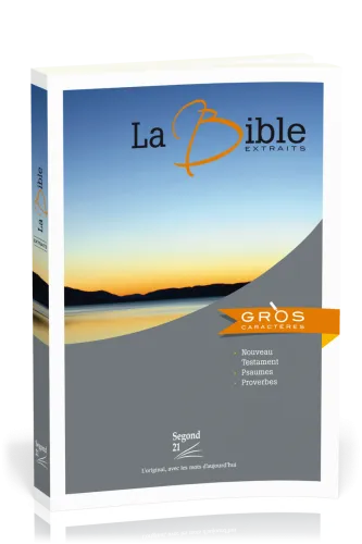 Nouveau Testament, Psaumes et Proverbes gros caractères - SG21