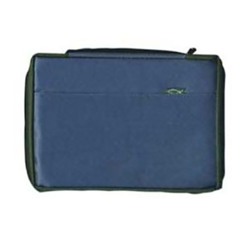 Housse M tissus ICHTUS bleu