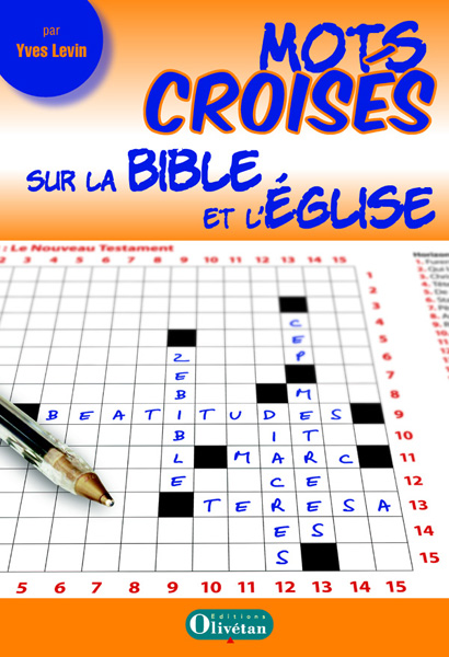Mots croisés sur la Bible et l'église