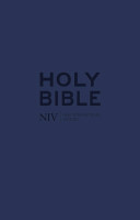 NIV pocket Bible blue zip