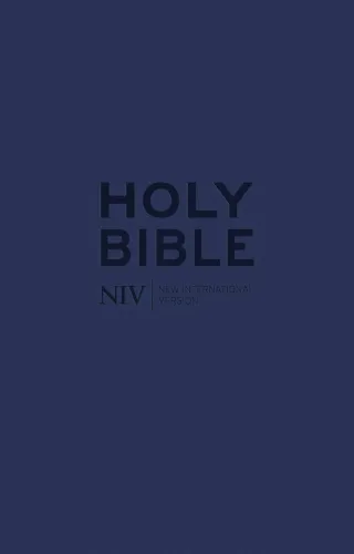 NIV pocket Bible blue zip