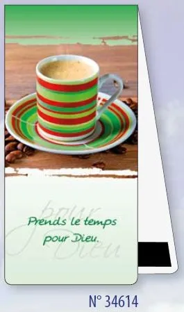 Marque-page magnet - Prends le temps pour Dieu