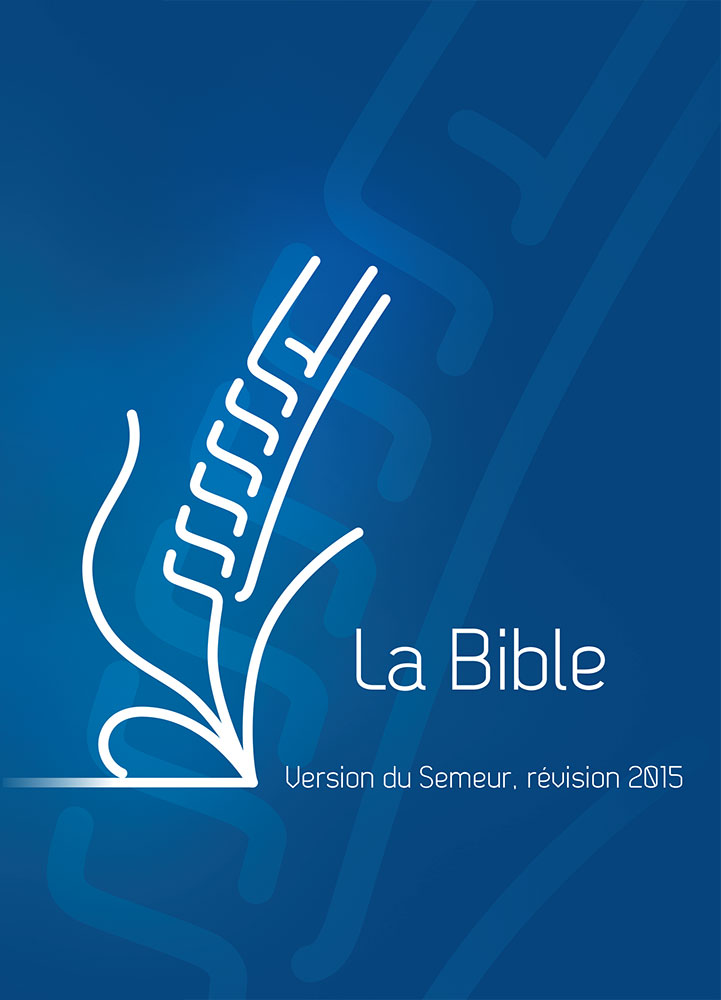 Bible Semeur rigide bleu illustrée